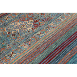 Tappeto Rubin Pakistan 120x193 Turchese Blu Ara
