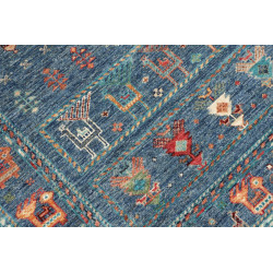 Tappeto Rubin Pakistan 120x183 Blu Terracotta A