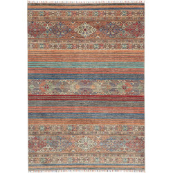 Rug Rubin Pakistan 170x238 Terracotta Blue Rust