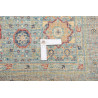 Rug Mamlouk Pakistan 124x190 Turquoise Blue Gre