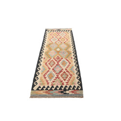Kilim 65x194 Cm Kilim, Afghanistan, Lana Cardata A Mano