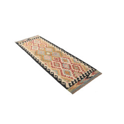 Kilim 65x194 Cm Kilim, Afghanistan, Lana Cardata A Mano
