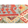 Kilim 154x198 Cm Kilim Afghano, Lana Cardata A Mano, Ordito