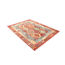 Kilim 154x209 Cm Kilim, Afghanistan, Lana Cardata A Mano,