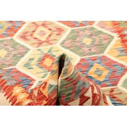 Kilim 128x176 Cm Kilim, Afghanistan, Lana Cardata A Mano