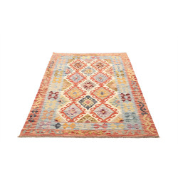 Kilim 129x177 Cm Kilim, Afghanistan, Lana Cardata A Mano