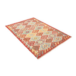 Kilim 125x182 Cm Kilim Afghanistan Lana Cardata A Mano