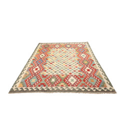 Kilim 178x228 Cm Kilim Afghanistan Lana Cardata A Mano