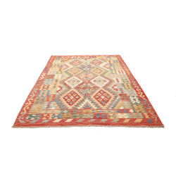 Kilim 183x243 Cm Kilim Afghanistan Lana Cardata A Mano