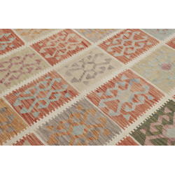 Kilim 404x496 Cm Kilim Afghanistan, Lana Cardata A Mano