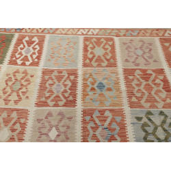Kilim 404x496 Cm Kilim Afghanistan, Lana Cardata A Mano