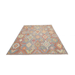 Kilim 172x240 Cm Kilim, Afghanistan, Lana Cardata A Mano,