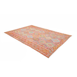 Kilim 204x288 Cm Kilim Afghanistan, Lana Cardata A Mano,