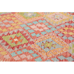 Kilim 204x288 Cm Kilim Afghanistan, Lana Cardata A Mano,