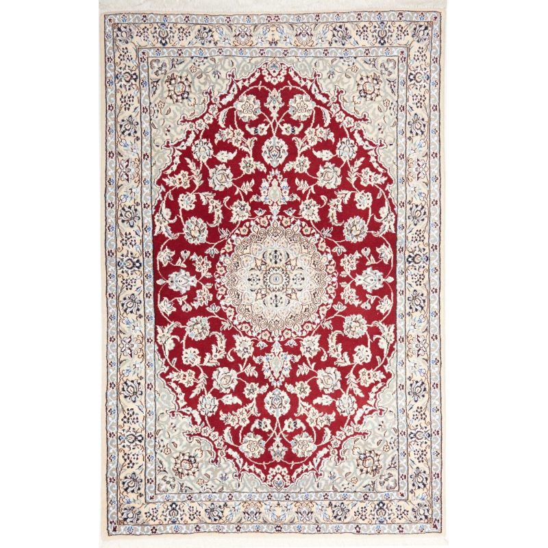 Nain 9la 130x200 Cm Nain 9la, Persia, Hand-carded Wool And