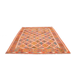 Kilim 201x247 Cm Kilim Afghanistan Lana Cardata A Mano