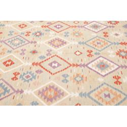 Tappeto Killim Afgahnistan 202x297 Beige Pastel