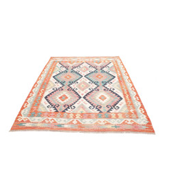 Tappeto Kilim Afghanistan 180x256 Arancione Bru