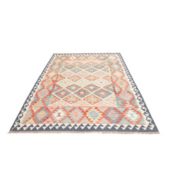 Tappeto Kilim Afghanistan 163x237 Blu Turchese