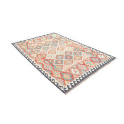 Tappeto Kilim Afghanistan 163x237 Blu Turchese