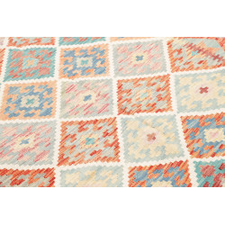 Tappeto Kilim Afghanistan 163x237 Blu Turchese
