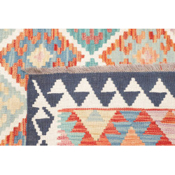 Tappeto Kilim Afghanistan 163x237 Blu Turchese