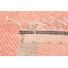Rug 150x250 Salmon Pink Charcoal Grey Cream Whi