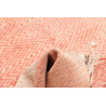 Rug 150x250 Salmon Pink Charcoal Grey Cream Whi