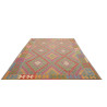 Tappeto Kilim Afghanistan 202x298 Verde Grigio
