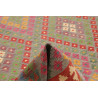 Tappeto Kilim Afghanistan 202x298 Verde Grigio