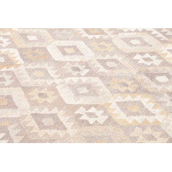 Tappeto Kilim Afghanistan 205x282 Grigio Beige
