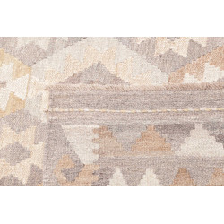 Tappeto Kilim Afghanistan 205x282 Grigio Beige