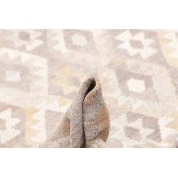 Tappeto Kilim Afghanistan 205x282 Grigio Beige