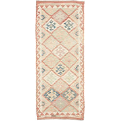 Rug Kilim Afghanistan 81x201 Cream Rose Terraco