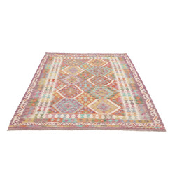 Rug Kilim Afghanistan 152x204 Multi Color Peach