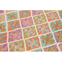 Tappeto Kilim Afghanistan 149x211 Lavanda Acqua