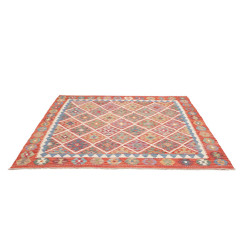 Rug Kilim Afghanistan 200x197 Terracotta Orange