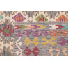 Tappeto Kilim Afghanistan 197x294 Grigio Bluast