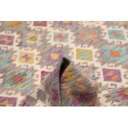 Tappeto Kilim Afghanistan 197x294 Grigio Bluast