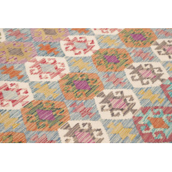 Rug Kilim Afghanistan 201x296 Light Blue Orange