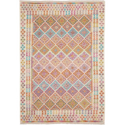 Rug Kilim Afghanistan 201x296 Cream Offwhite Tu