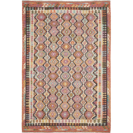 Tappeto Kilim Afghanistan 204x297 Terracotta Ro