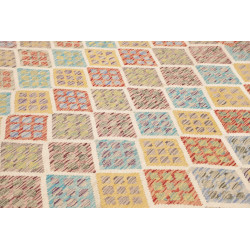 Rug Kilim Afghanistan 202x300 Beige Multicolore