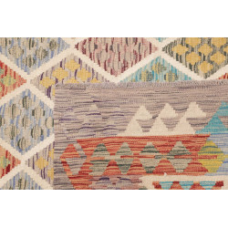 Rug Kilim Afghanistan 202x300 Beige Multicolore