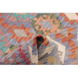 Rug Kilim Afghanistan 205x311 Muted Blue Lavend