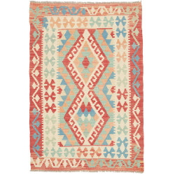 Tappeto Kilim Afghanistan 85x126 Terracotta Cre