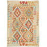 Rug Kilim Afghanistan 93x128 Ivory Cream Orange