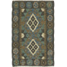 Rug Kilim Afghanistan 63x96 Dark Gray Charcoal
