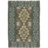 Tappeto Kilim Afghanistan 64x93 Verde Oliva Ver