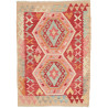 Tappeto Kilim Afghanistan 80x112 Rosso Beige Ro